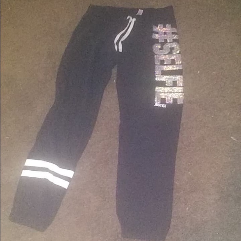 Black Justice Joggers